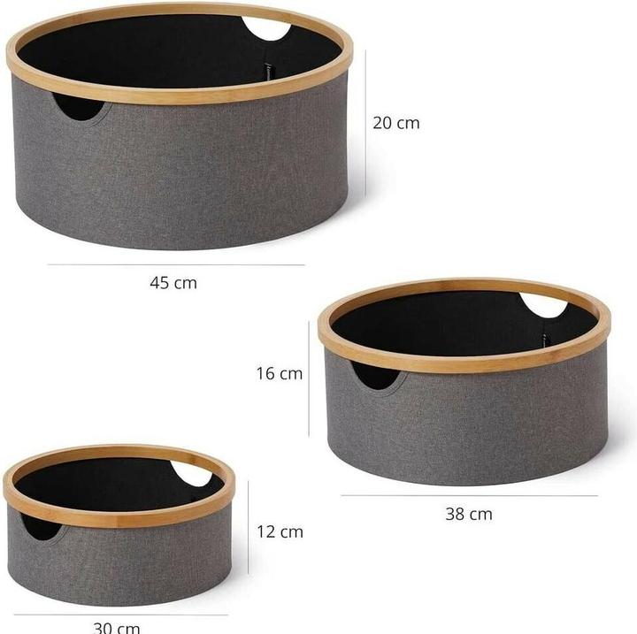 Produktbild Lumaland Aufbewahrungsbox (45 cm, 3x)