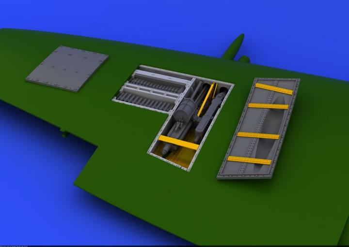 Actual product image Eduard Spitfire Mk.IX gun bay for