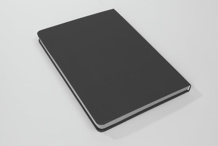Actual product image Sigel Notizbuch A5 Linescape dunkel-/hellgrau (A5, Lined, Hardcover)