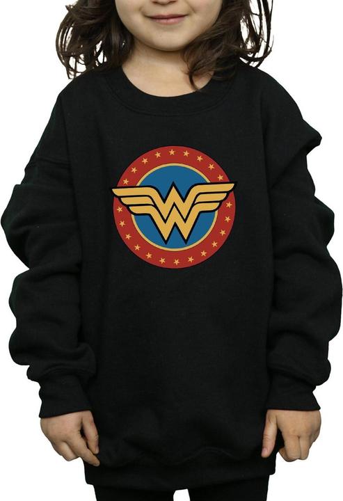 Produktbild Wonder Woman Circle Logo Sweatshirt Mädchen (152, 158)