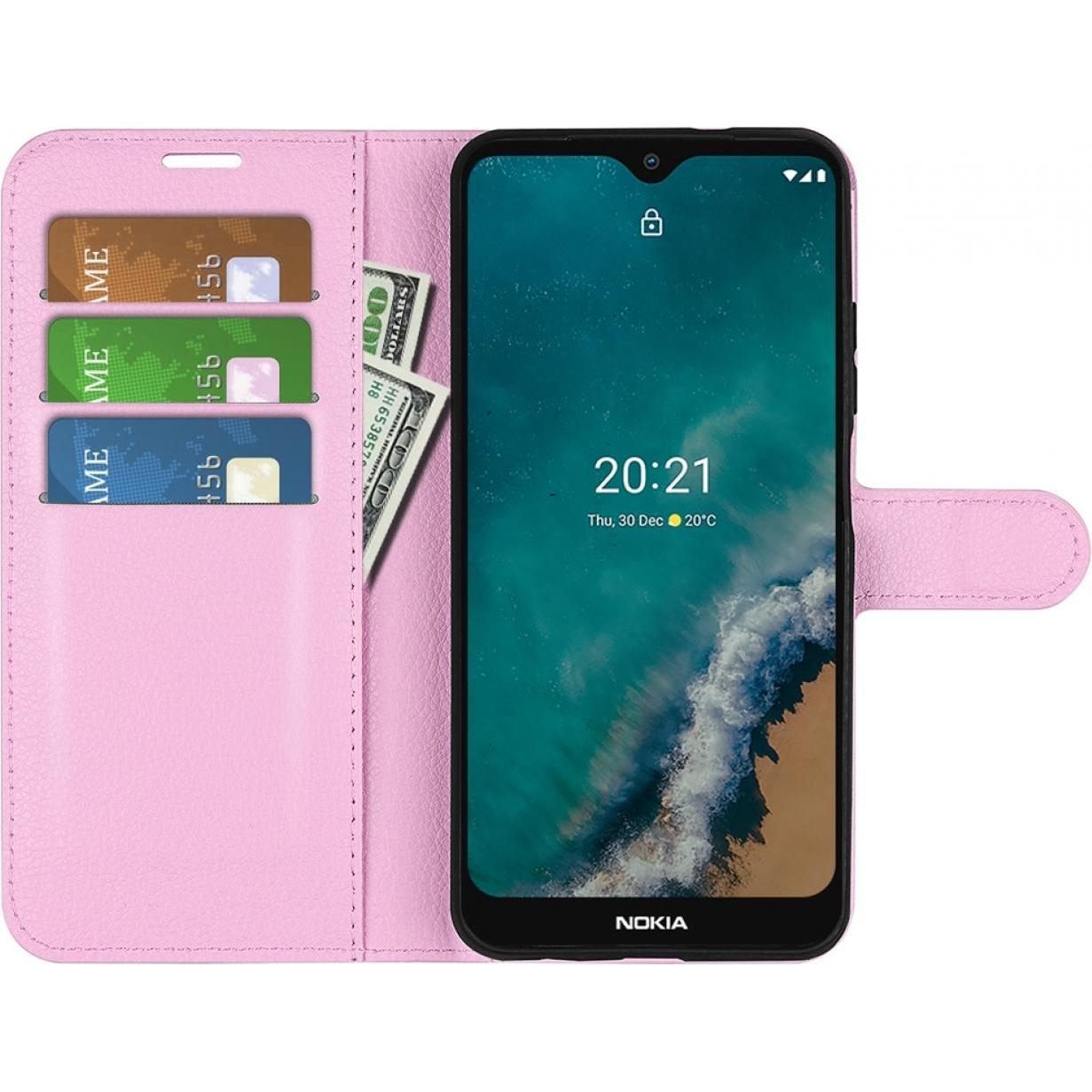Thumbnail - Screenguard Nokia G50 Leather Guard Lederhülle (Nokia G50), Smartphone Hülle, Rosa