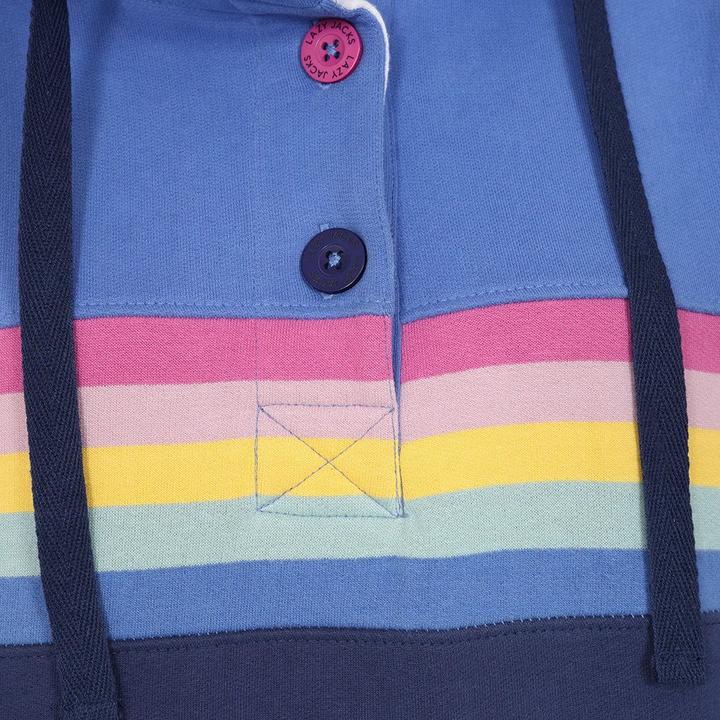 Actual product image Lazy Jacks Womens/Ladies Button Neck Sweatshirt (36)