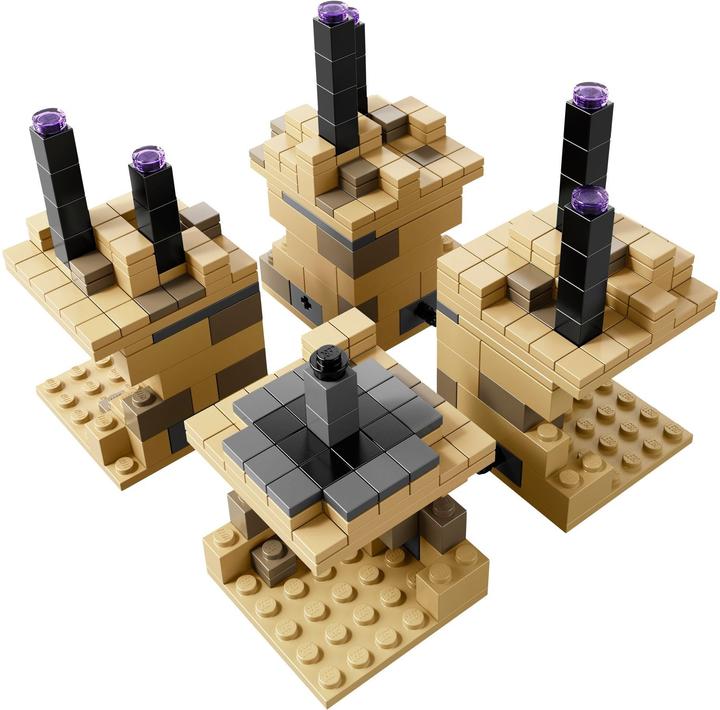 Actual product image LEGO Minecraft Micro World The End (21107, LEGO Minecraft)