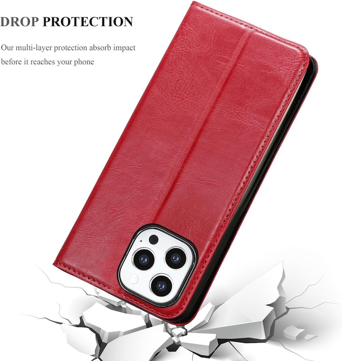 Produktbild Cadorabo Book Invis. Magnet Hülle (Apple iPhone 13 Pro Max)