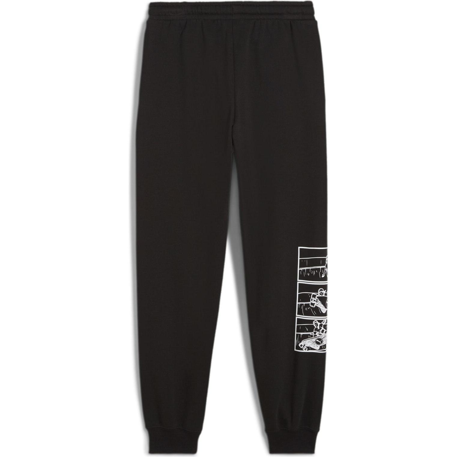 Thumbnail - Puma, Jungen, Sporthose, MID90S Sweatpants FL B (152), Schwarz, 152