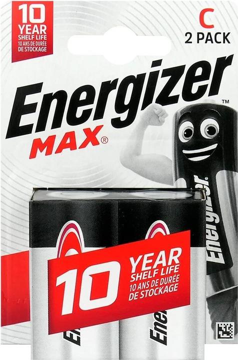Produktbild Energizer Max Alkaline (2 Stk., C / Baby / LR14 / R14, 8000 mAh)
