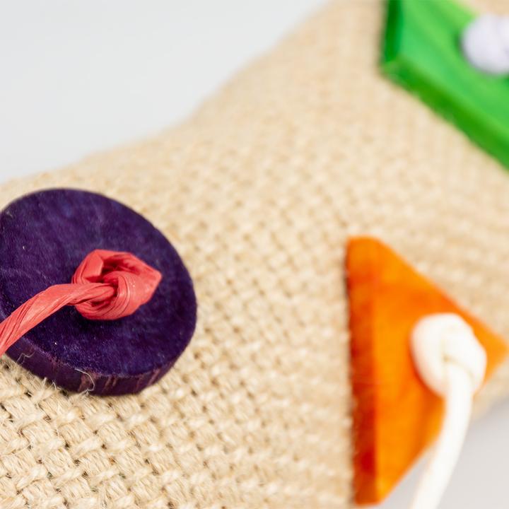 Produktbild Duvoplus Sisal-Snack-Tasche mit Papier, Holz, Vogelglocke