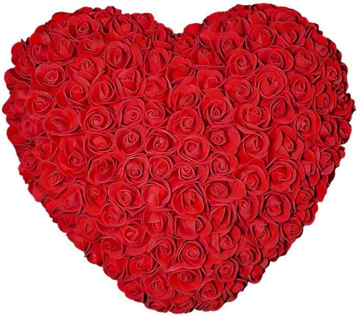 Actual product image TOP Rose heart
