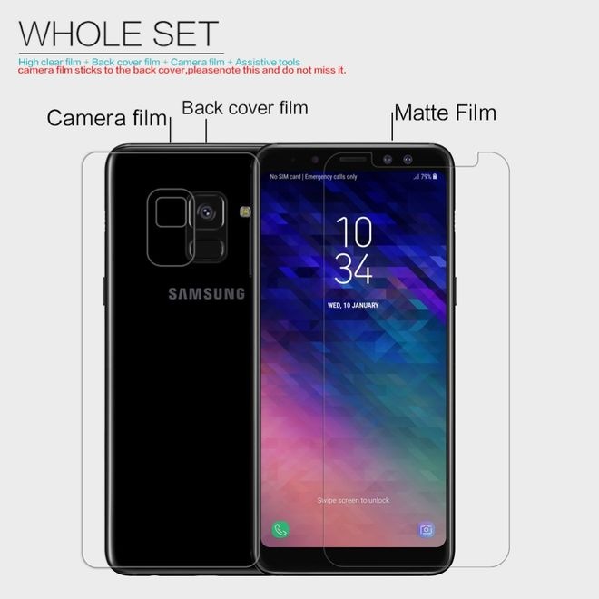 Produktbild Nillkin Matte Series (1 Stück, Samsung Galaxy A8+)