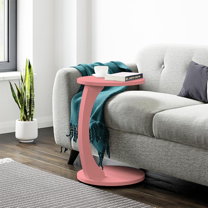 Produktbild En.Casa Beistelltisch Holeby 56 x Ø 38 cm Rosa