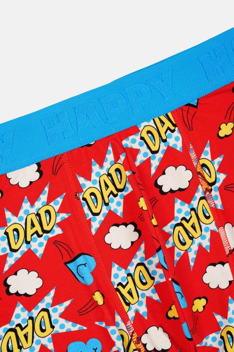 Produktbild Happy Socks 1-Pack Super Dad Short Boxer (L, Einzelpack)