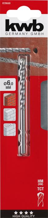 Actual product image kwb Masonry drill bit, ø 6 mm (6 mm)