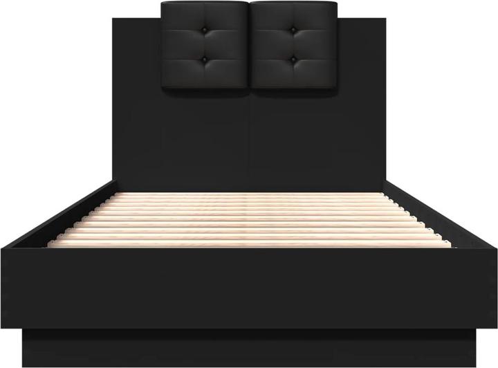 Actual product image VidaXL Bed frame with headboard (90 x 190 cm)