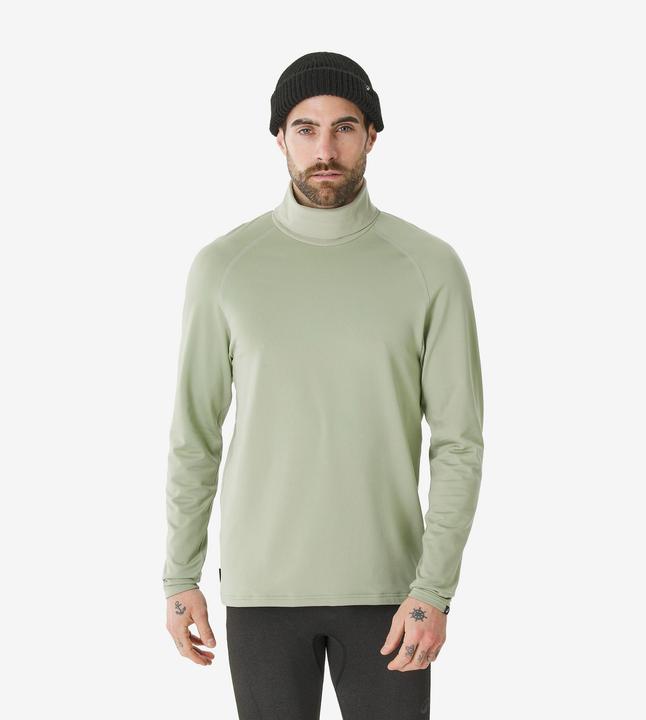 Actual product image Wedze Skiunterhemd Herren Rollkragen warm atmungsaktiv - BL500 hellgrün (S)