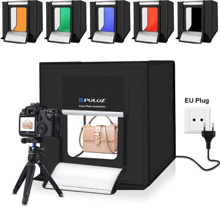 Actual product image Puluz Photo Studio 40cm LED 2400 lumens PU5040EU (Recording box)