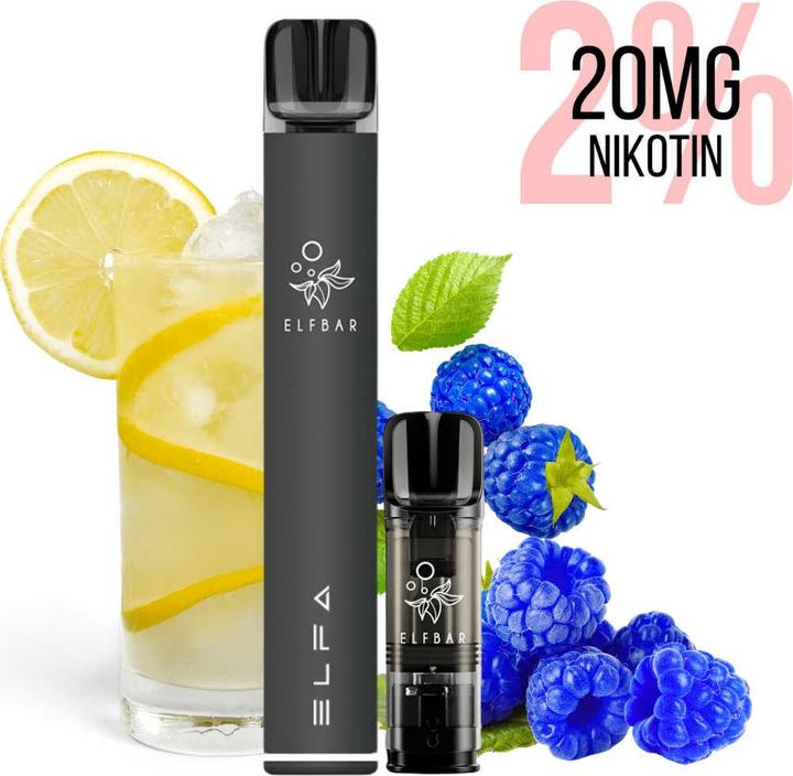 Actual product image Elfbar Elfa (Blue Razz Lemonade)