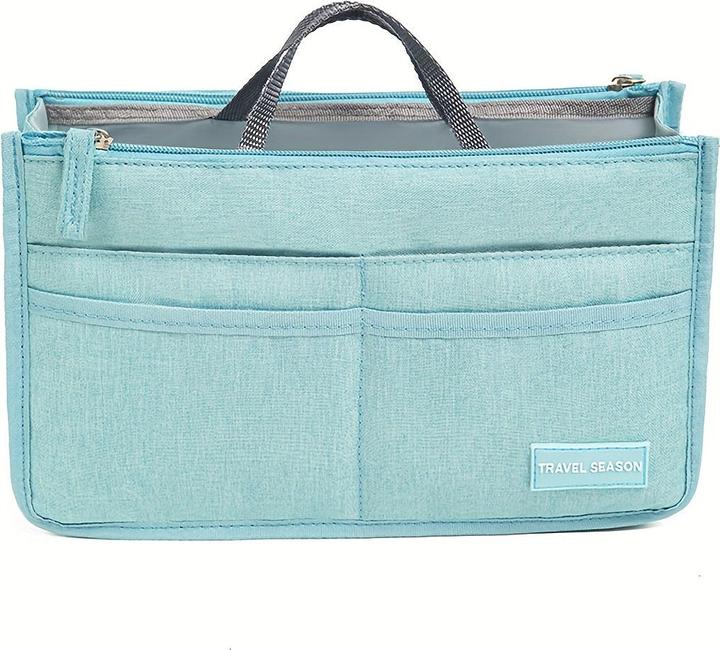 Only-Bags.Store Multifunktionale & tragbare Aufbewahrungstasche mit doppelten Reissverschlüssen, grosse Kapazität