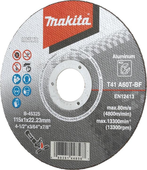Produktbild Makita Trennscheibe 115x1mm Alu