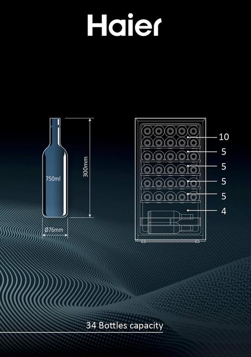 Produktbild Haier Weinbank 50 Serie 3 HWS34GGH1