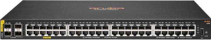 Image du produit HPE 6100 Switch, 48G, 4 ports SFP+, PoE (52 ports)