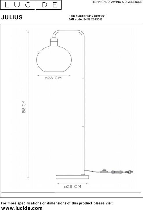 Image du produit Lucide Lampes sur pied (E27)