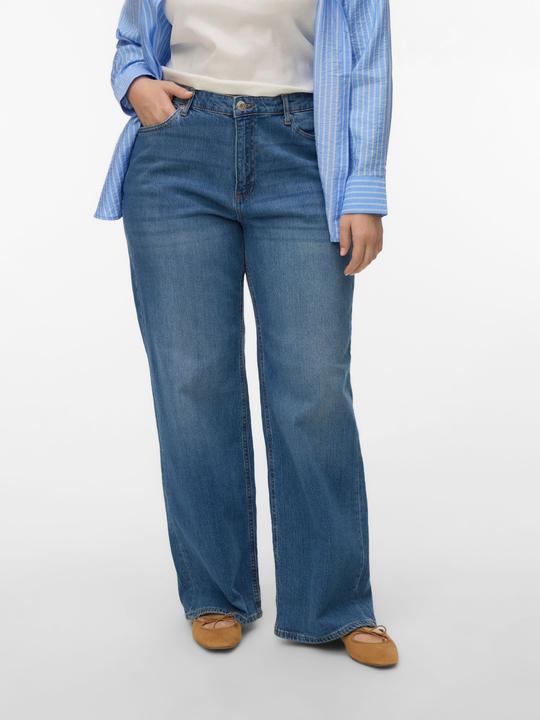 Actual product image Vero Moda VMCTESSA Hohe Taille Weiter Beinschnitt Jeans Weit geschnitten (52)
