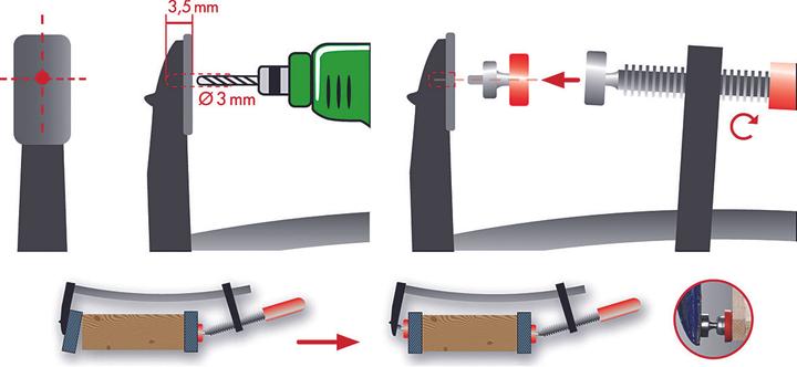 Productafbeelding Schwaiger Tegendrukplaten