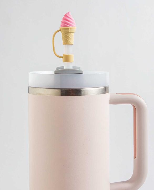 Image du produit I Am Creative Silikon Trinkhalm-Abdeckung passend für Trinkflaschen, Stanley