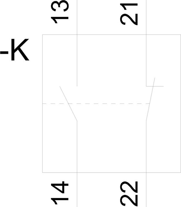 Produktbild Siemens Hilfsstromschalter 6A 1S 1Ö