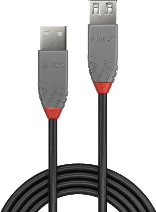 Actual product image Lindy USB/A-USB/A M-F (2 m, USB 2.0)