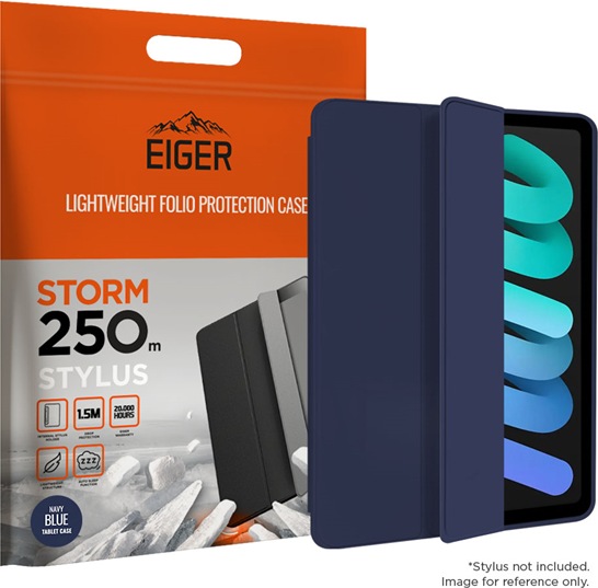 Actual product image Eiger Storm 250 Stylus Case (iPad mini 2021 (6th Gen), iPad mini 2024 (7th gen))
