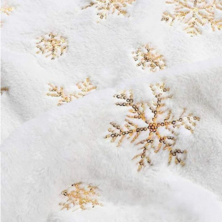 Produktbild Hermex Weihnachtsbaum Decke Christbaum Rock Baumrock Matte Tannenbaum Teppich (1-teilig)