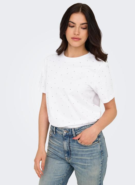 Actual product image Only Onlmonja S/S Studs Tee Jrs (L)