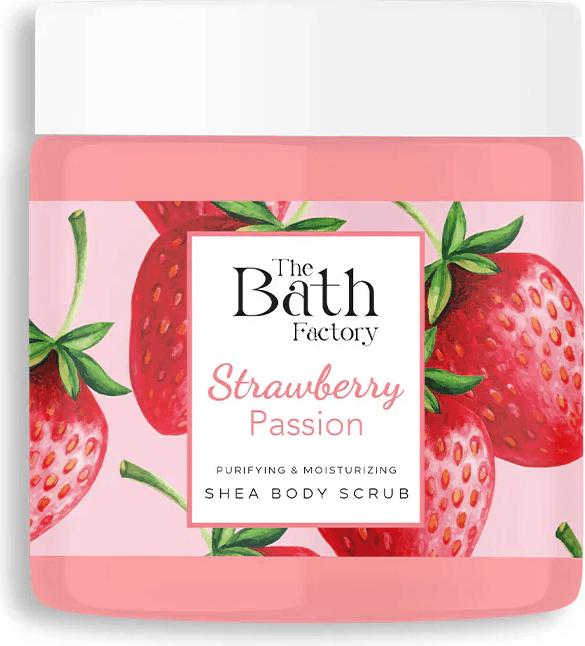 Actual product image The Bath Factory Erdbeer Körperpeeling 300gr