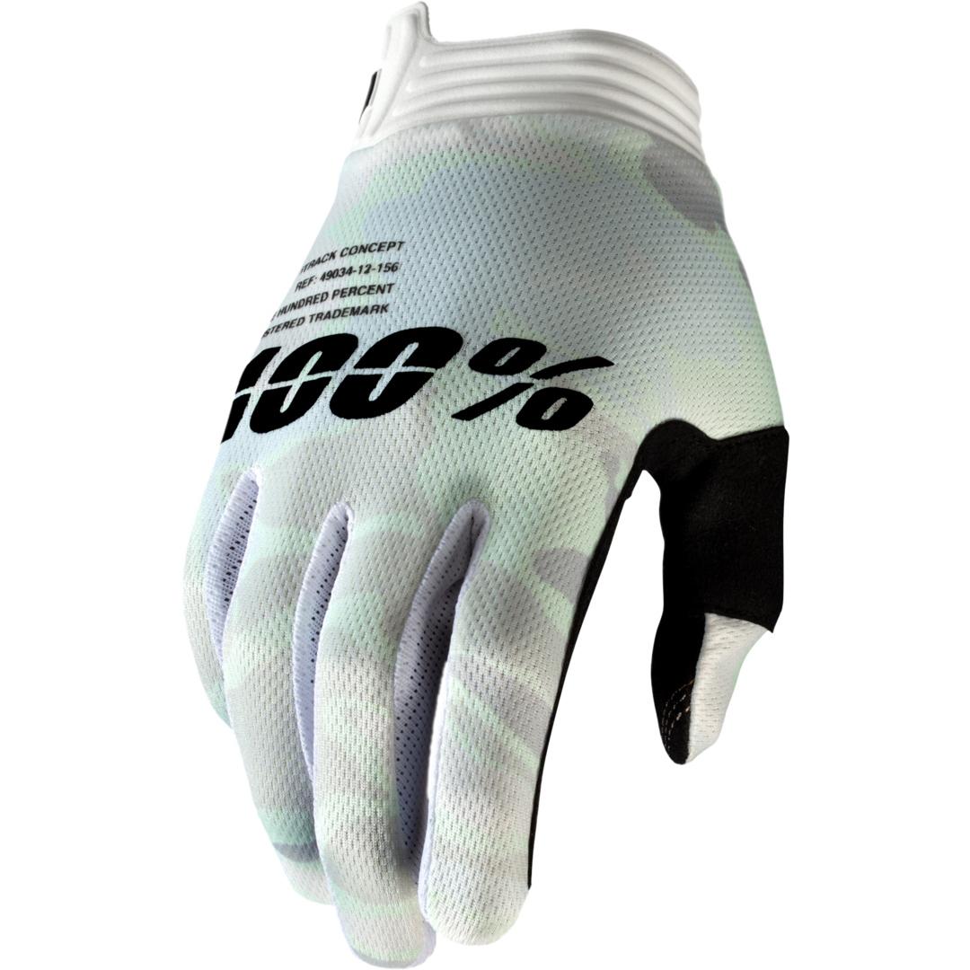 100%, Herren, Handschuhe, iTrack Handschuhe, Weiss, (S)