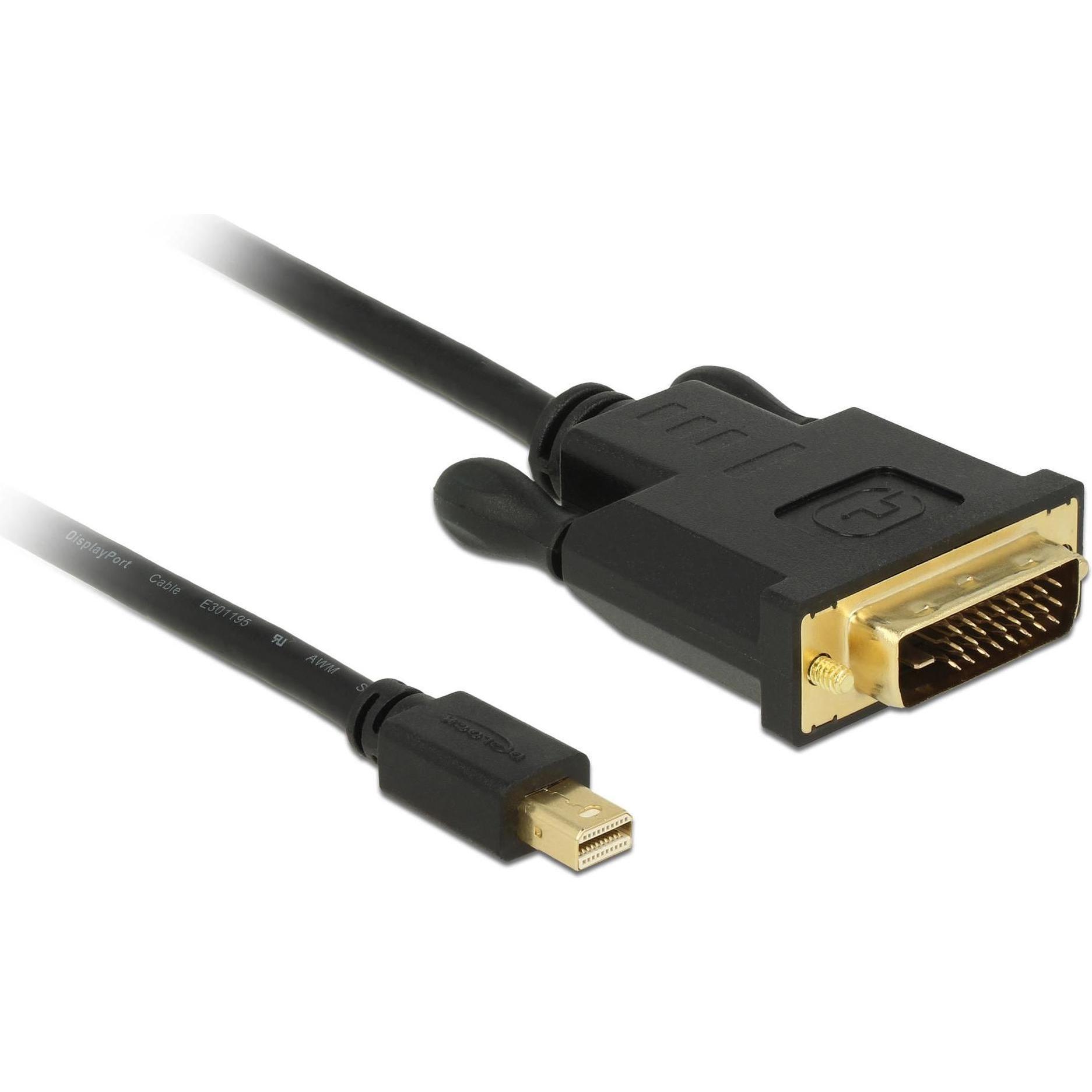 Thumbnail - Delock Mini DisplayPort — DVI (5 m, DisplayPort, DVI), Video Kabel