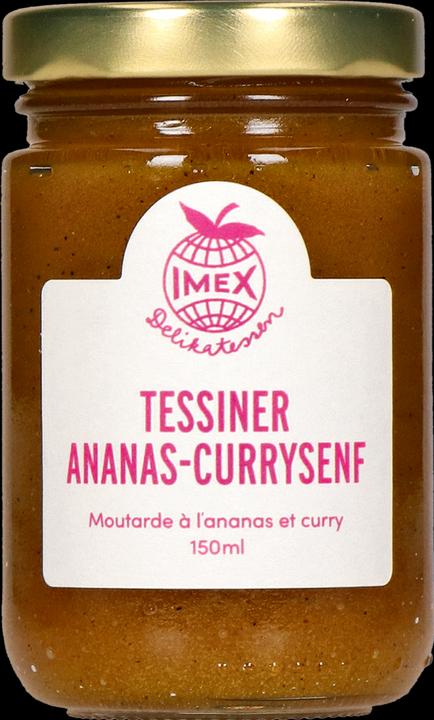Image du produit Imex Delikatessen Moutarde au curry et à l'ananas (150 g)