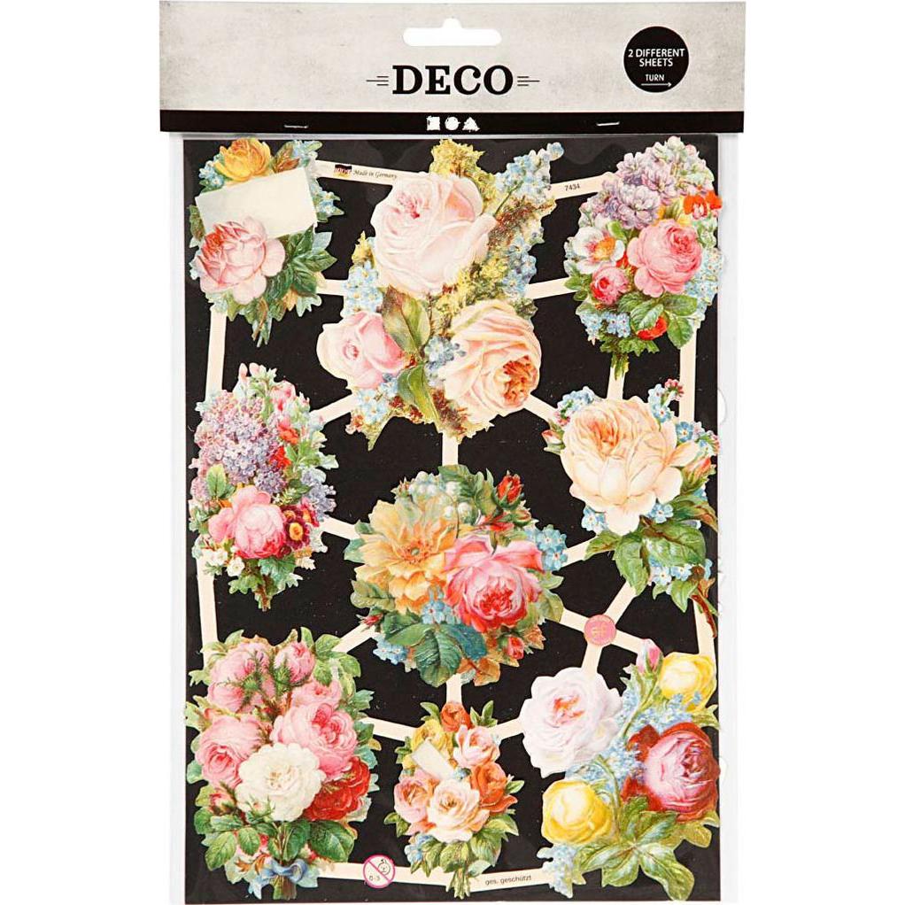 Creativ Company Vintage-Glanzbilder "Rosen" (1x) (5712854411677)