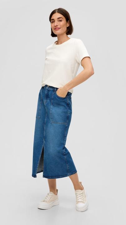 Produktbild s.Oliver Rock Jeansrock mit Gehschlitz (36)