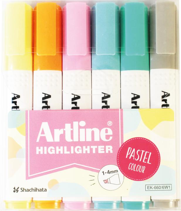 Artline Highlighter 660 pastel case/6 (6x)