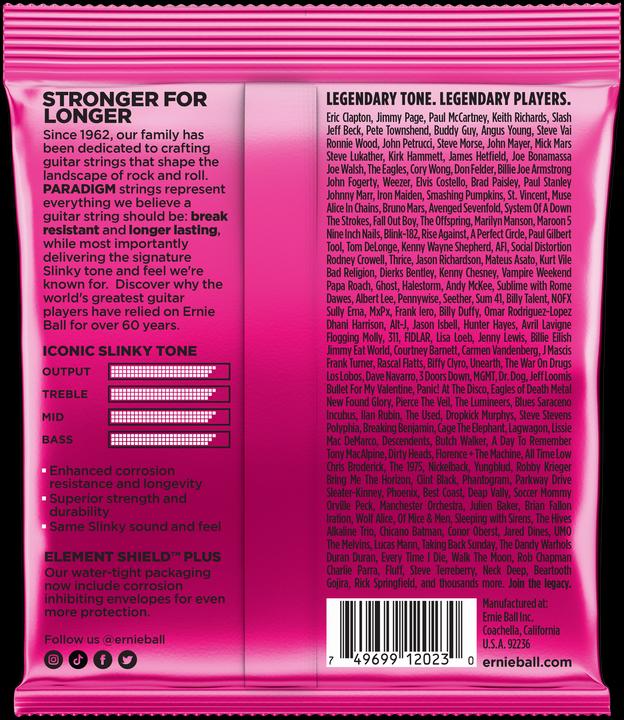 Produktbild Ernie Ball Slinky Paradigm (6 x, E-Gitarre, 0.04")