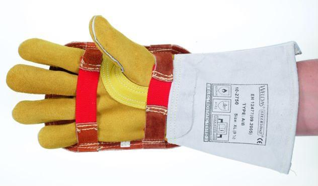 Actual product image Weldas Hand protection cowhide split leather w.glass fibre (1, 1.5, 10, 10.5, 11, 11.5, 12, 13, 2, 2.5, 3, 3.5, 3XL, 3XS, 4, 4.5, 4XL, 5, 5.5, 5XL, 6, 6.5, 7, 7.5, 8, 8.5, 9, 9.5, L, M, S, XL, XS, XXL, XXS)