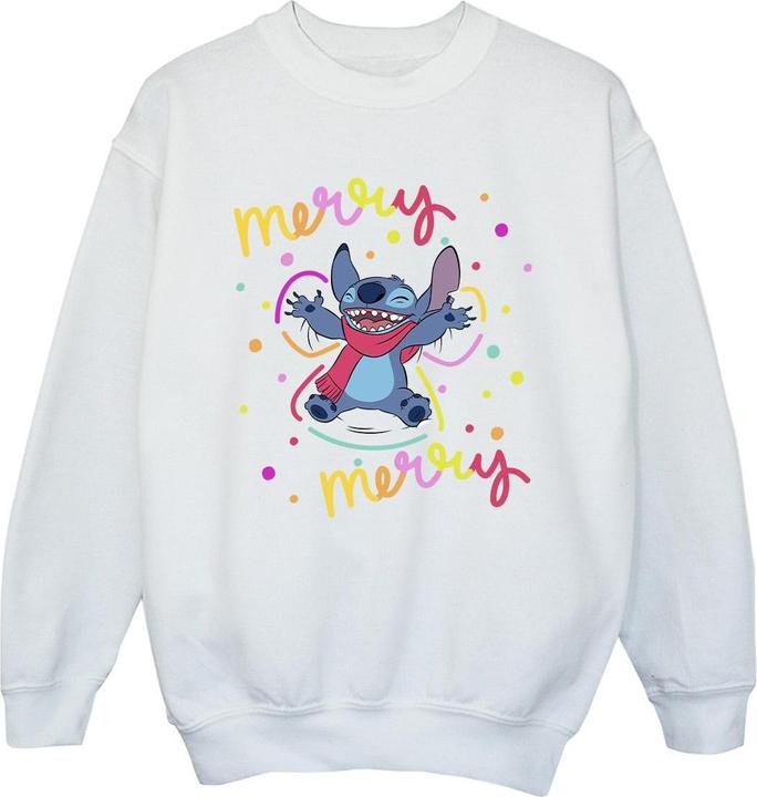 Produktbild Disney Lilo & Stitch Merry Rainbow Sweatshirt Mädchen (104)