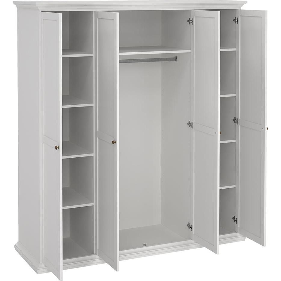 Thumbnail - Ebuy24, Kleiderschrank, Kleiderschrank Venedig (201 x 181 x 60 cm)