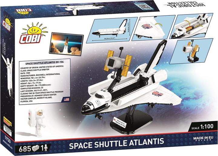 Actual product image Cobi Space Shuttle Atlantis