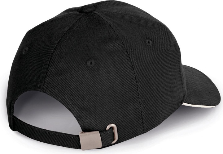 Actual product image K-up Contrasting sandwich cap - 6 panels - organic cotton (One size)