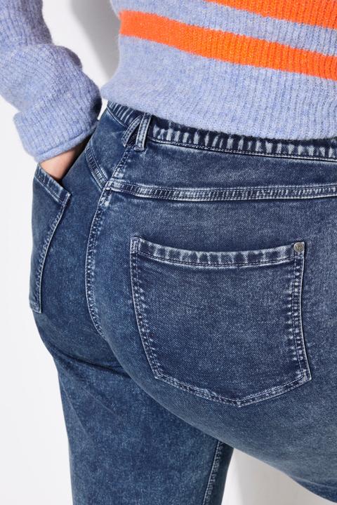 Produktbild Ulla Popken Boyfriend-Jerseyjeans, weites Bein, Komfortbund (42)