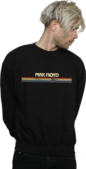Actual product image Pink Floyd Mens Prism Retro Stripes Sweatshirt (4XL)