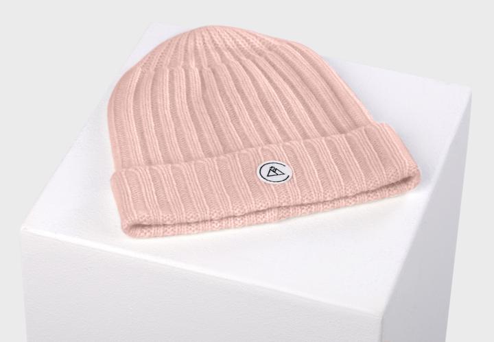 Produktbild Cash-Mere Kaschmir Rib Mütze (One Size)
