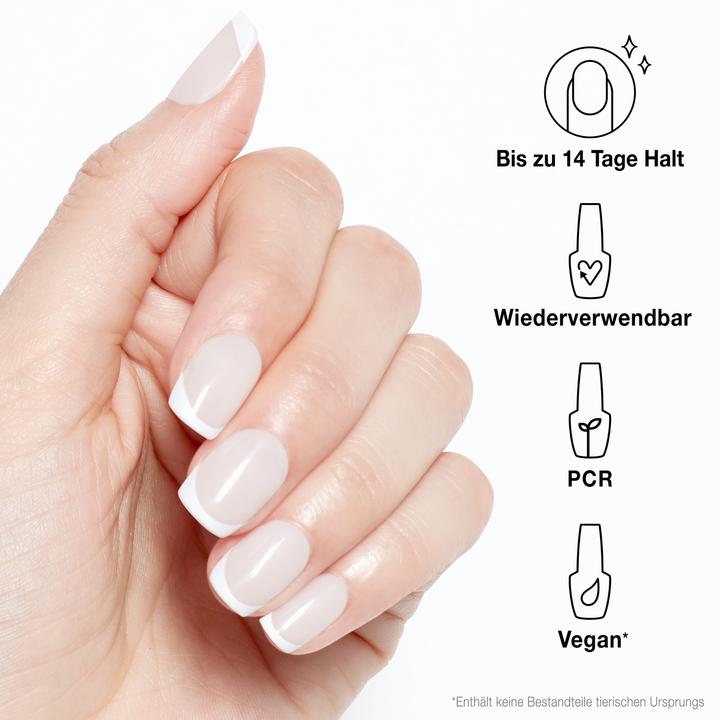 Actual product image OPI Xpress/On (Artificial nails, White, Rose)